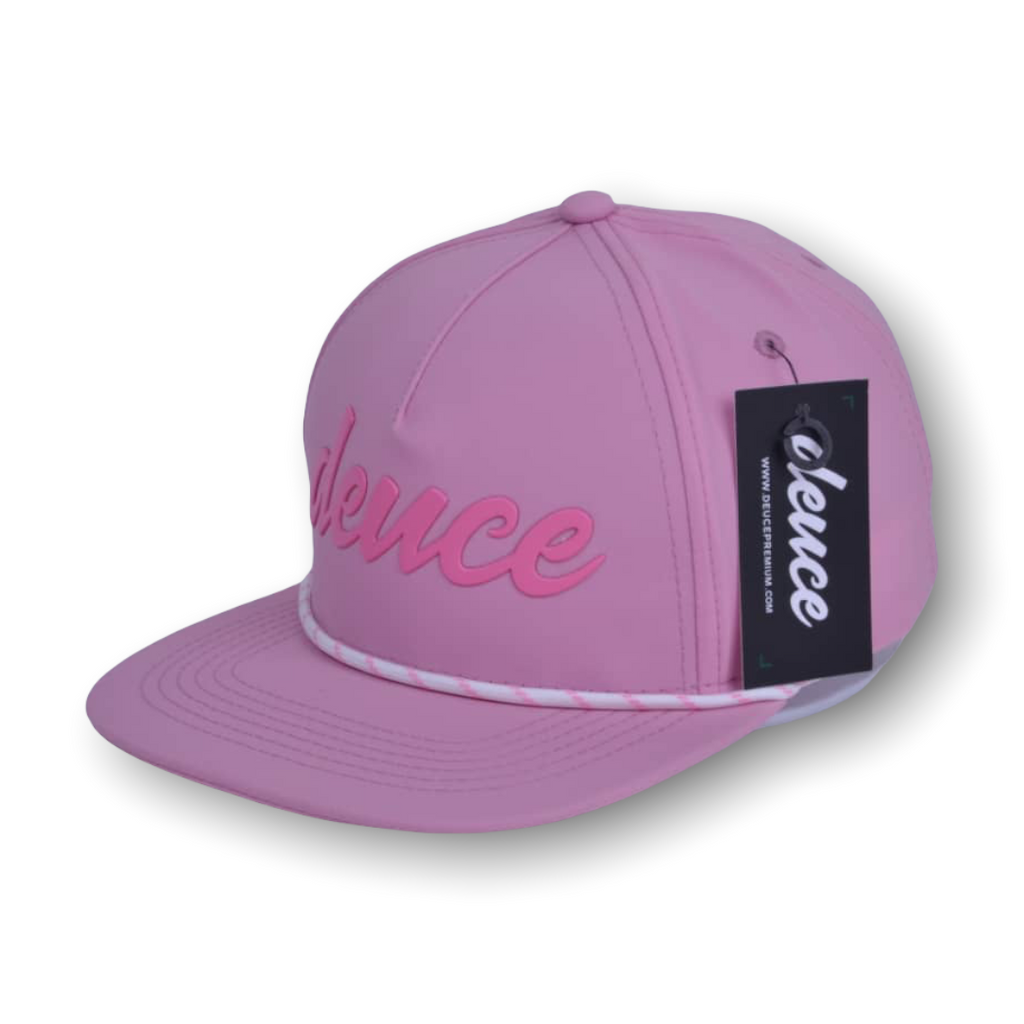 Deuce Performance Roped Hat - Pink on Pink